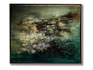 View full screen - View 1 of Lot 1019. ZAO WOU-KI 趙無極 | 17.06.61.