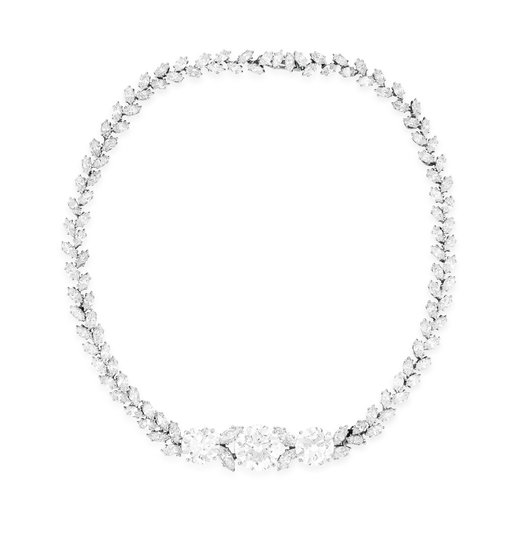 View full screen - View 1 of Lot 41. COLLIER TRANSFORMABLE DIAMANTS | DIAMOND CONVERTIBLE NECKLACE .