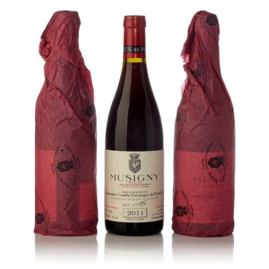 View full screen - View 1 of Lot 119. Musigny, Cuvée Vieilles Vignes 2011 Comte Georges de Vogüé (3 BT).