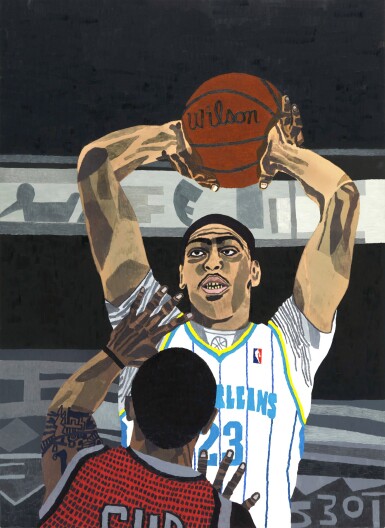 View full screen - View 1 of Lot 545. Jonas Wood 喬納斯·伍德 | Anthony Davis 安東尼戴維斯.