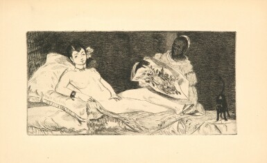 View full screen - View 1 of Lot 215. ZOLA. Éd. Manet. Étude biographique et critique. Paris, E. Dentu, 1867. Ed.O. Avec une lettre a.s. de Zola.