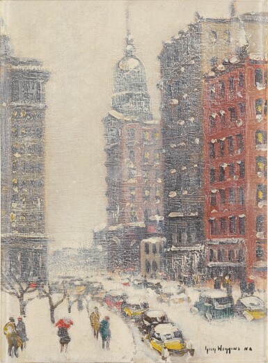 View full screen - View 1 of Lot 62. Lower New York, Winter.