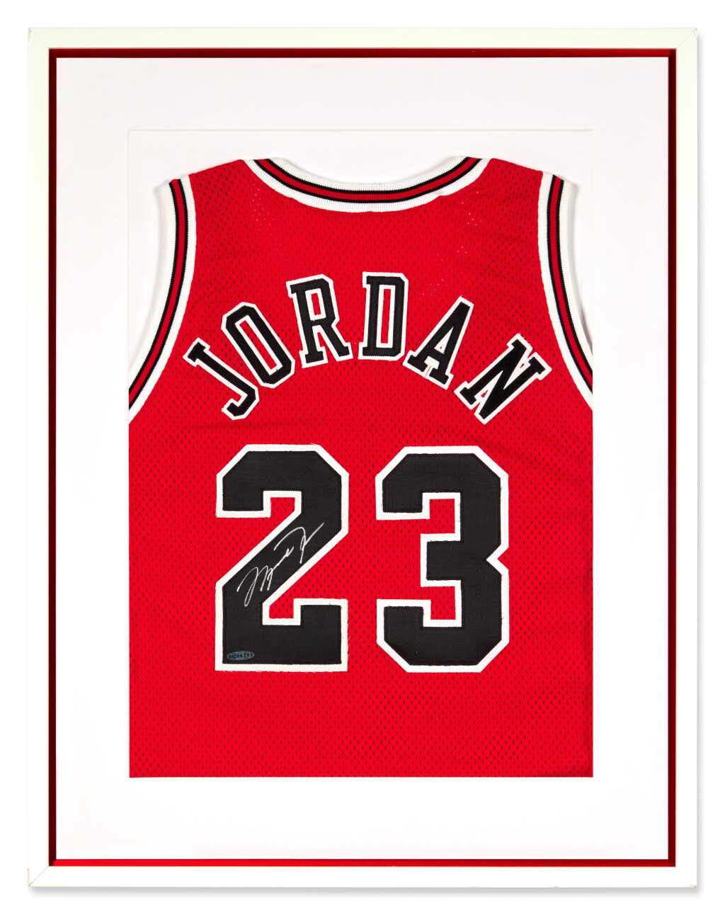 View full screen - View 1 of Lot 11. Michael Jordan Chicago Bulls Signed Jersey.