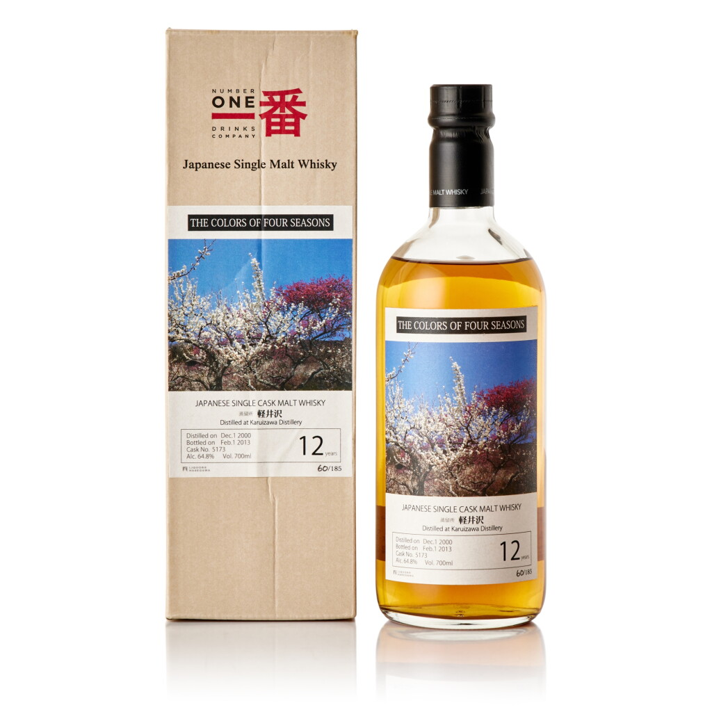 View full screen - View 1 of Lot 8225. 軽井沢 Karuizawa 12 Year Old #5173 The Colors of Four Seasons 64.8 abv 2000 (1 BT70).