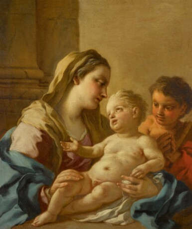 View full screen - View 1 of Lot 415. The Virgin and Child with the Infant Saint John the Baptist.