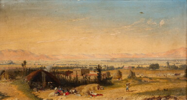 View full screen - View 1 of Lot 56. A view of Mexico | Vue de Mexico.