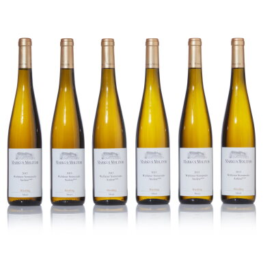 View full screen - View 1 of Lot 356. Wehlener Sonnenuhr Auslese 3 Star 2015 Markus Molitor (6 BT).