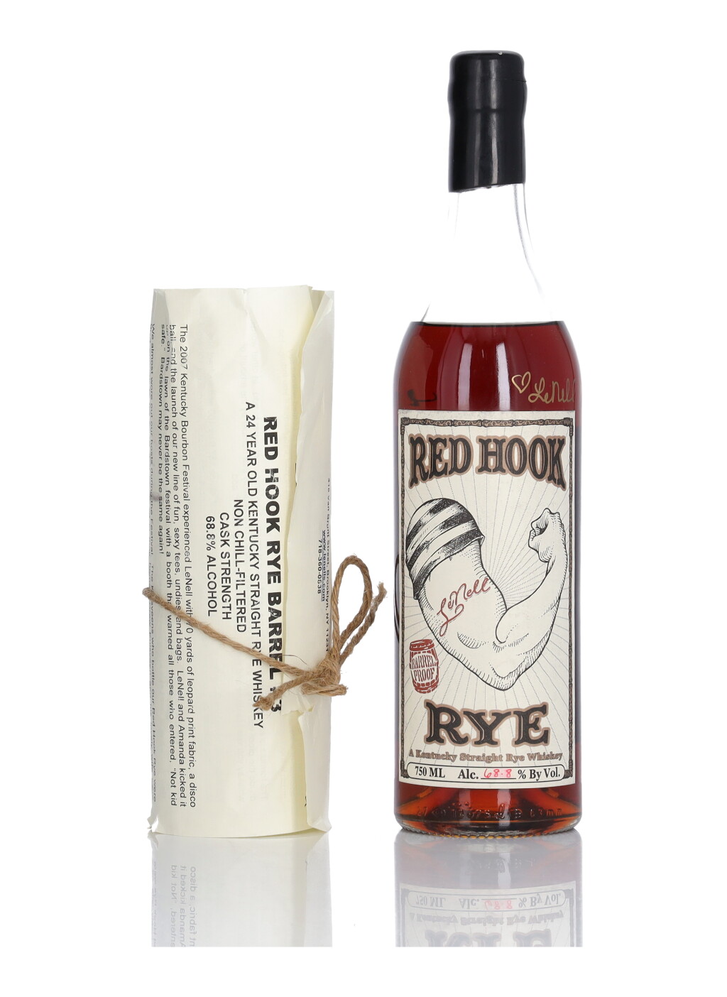 View full screen - View 1 of Lot 225. LeNell's Red Hook Rye 23 Year Old Barrel #3 68.8 abv NV (1 Bottle 75cl).