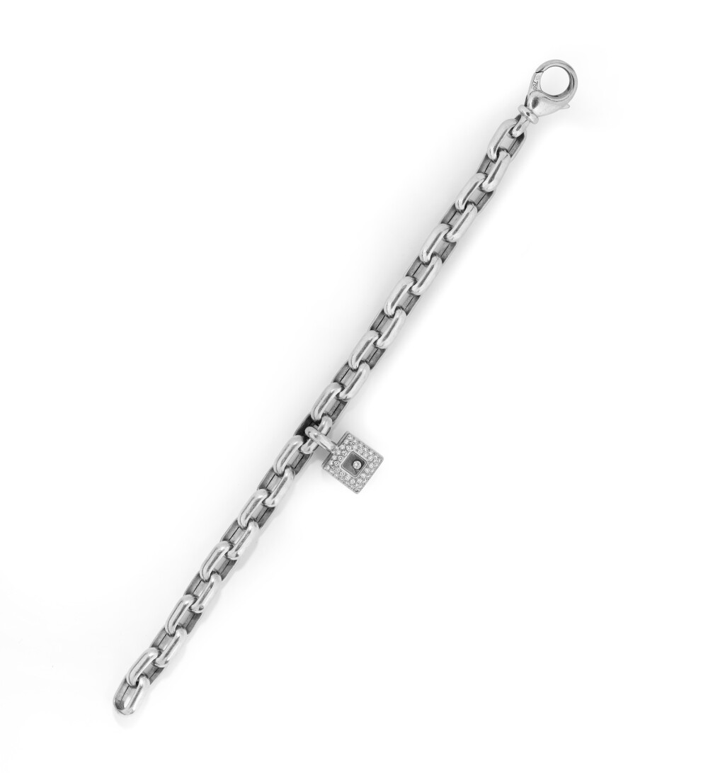 View full screen - View 1 of Lot 166. BRACELET DIAMANTS, "HAPPY DIAMONDS", CHOPARD | DIAMOND BRACELET, 'HAPPY DIAMONDS', CHOPARD.