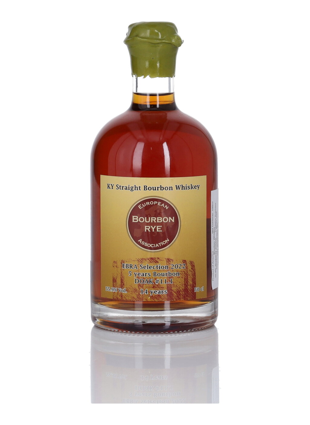 View full screen - View 1 of Lot 169. EBRA Selection #11.1 14 Year Old Straight Bourbon 111.8 Proof NV (1 BT 50cl).