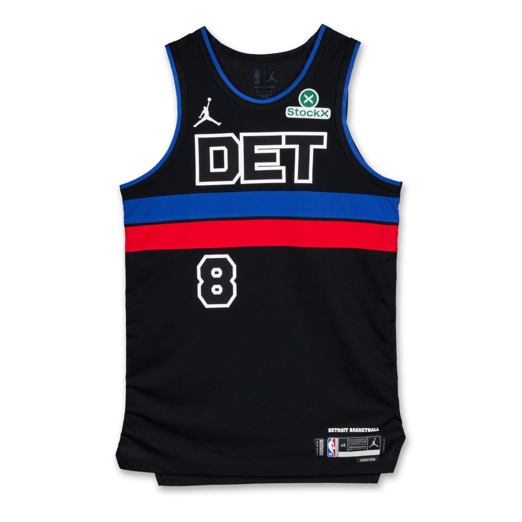 View full screen - View 1 of Lot 144. Tim Hardaway Jr. Detroit Pistons 2024-2025 Game Worn Statement Edition Jersey .