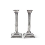 Benjamin Franklin: A Pair of George III Silver Candlesticks, Louis Black, London, 1763
