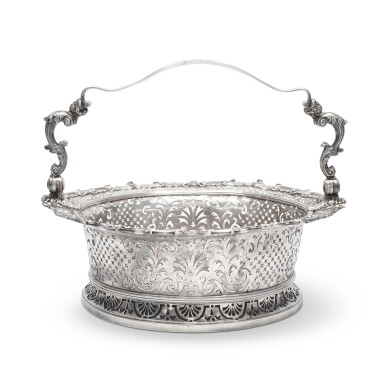 View full screen - View 1 of Lot 178. A George II Silver Basket, Peter Archambo, London, Circa 1735.