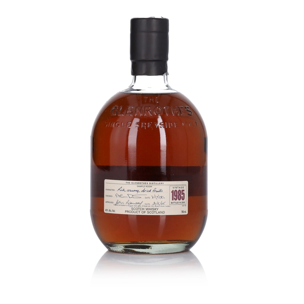 View full screen - View 1 of Lot 70. The Glenrothes Vintage 43.0 abv 1985 (1 BT 75cl).
