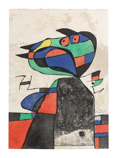 View full screen - View 1 of Lot 78. JOAN MIRÓ | GAUDI III (DUPIN 1062).