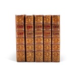 La Vie du Cardinal Duc de Richelieu... 1753. 5 vol. in-12. De la bibliothèque de Malmaison.