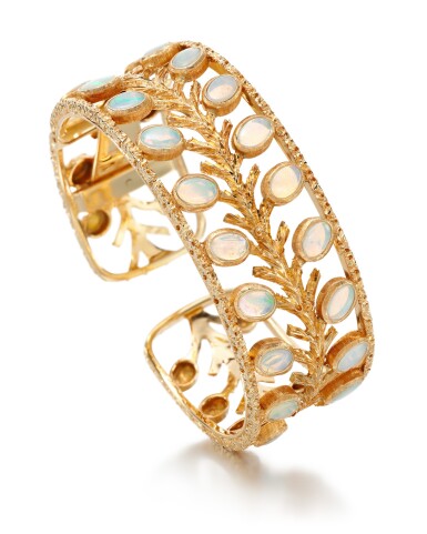 View full screen - View 1 of Lot 251. MARIO BUCCELLATI | OPAL BANGLE.