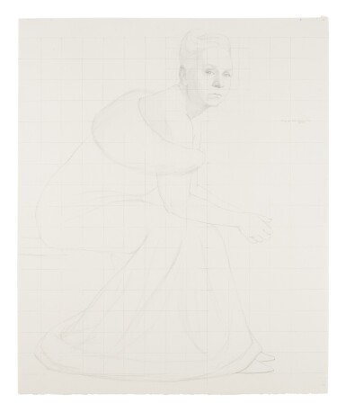 View full screen - View 1 of Lot 282. KURT KAUPER | STUDY FOR DIVA FICTION #16.