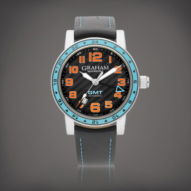 View full screen - View 1 of Lot 910. Silverstone Time Zone, Reference AN-2TZAS | A stainless steel dual time zone wristwatch with date, Circa 2011 | Silverstone Time Zone 型號AN-2TZAS | 精鋼兩地時間腕錶,備日期顯示,約2011年製.