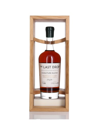 View full screen - View 1 of Lot 373. The Last Drop Signature Blend No. 28 "Drew Mayville Signature Blend" 60.7 abv NV (1 BT 70cl).