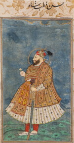 Profile Portrait of Sultan Abu'l Hasan Qutb Shah of Golconda, India, Deccan, Golconda, Early 18th century