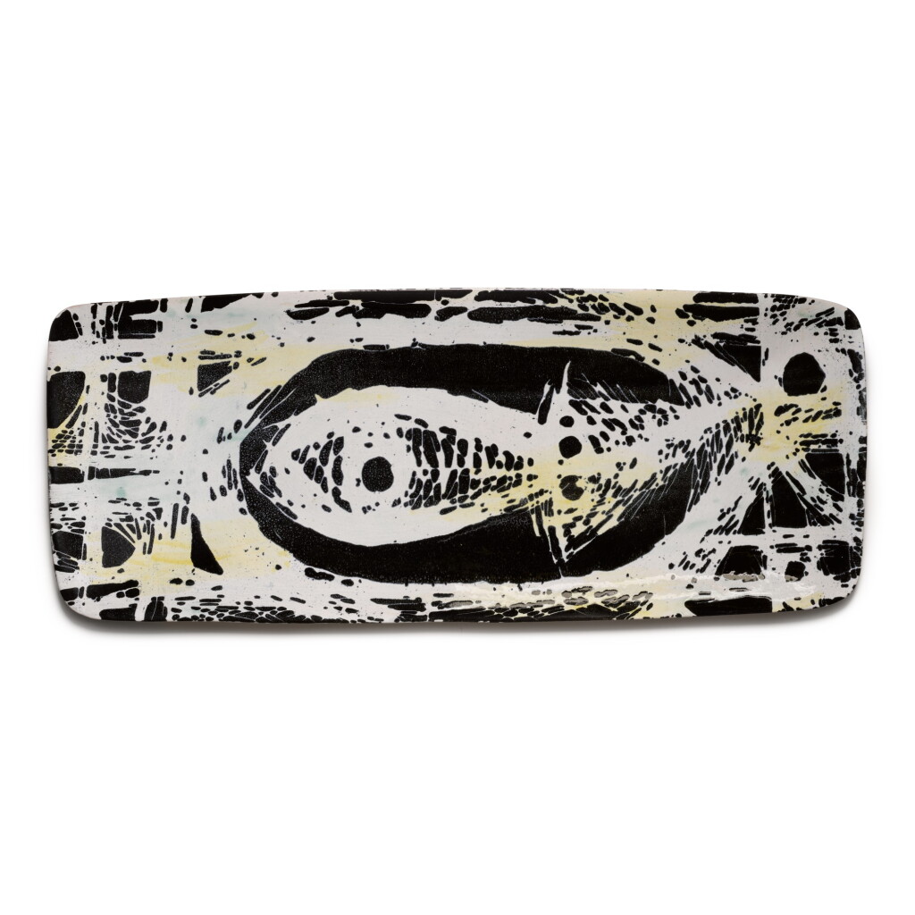 View full screen - View 1 of Lot 59. A Large Rectangular Platter.