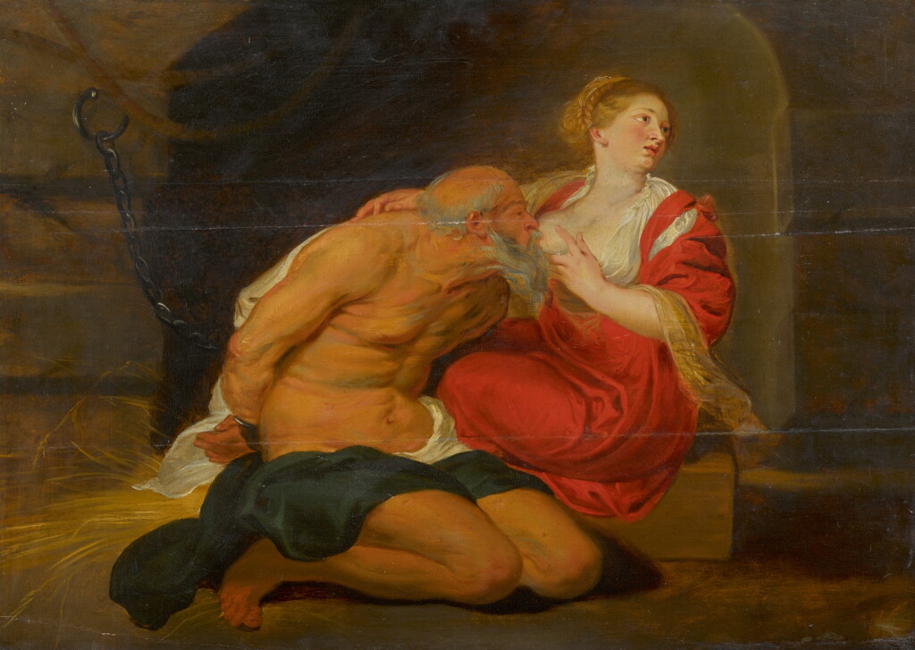 View full screen - View 1 of Lot 46. Roman Charity (Cimon and Pero).