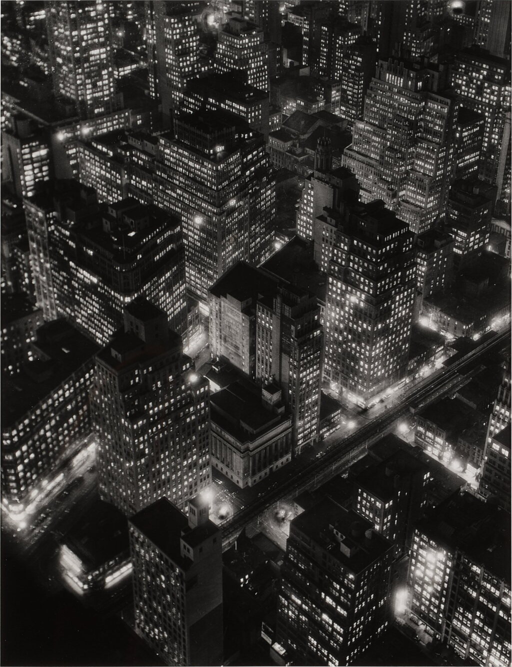 View full screen - View 1 of Lot 1. New York at Night.