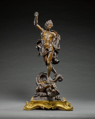View full screen - View 1 of Lot 3. French, Paris, circa 1700 | Apollo and the Python.