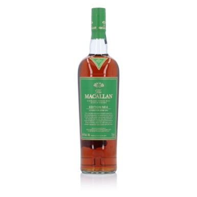 View full screen - View 1 of Lot 90. The Macallan Edition No.4 48.4 abv NV (1 Bottle 75cl).