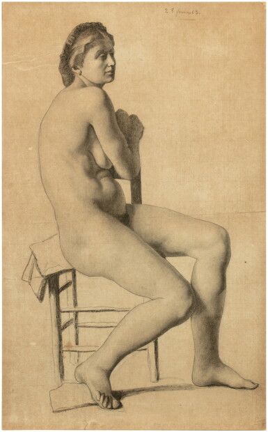View full screen - View 1 of Lot 11. Académie de femme .