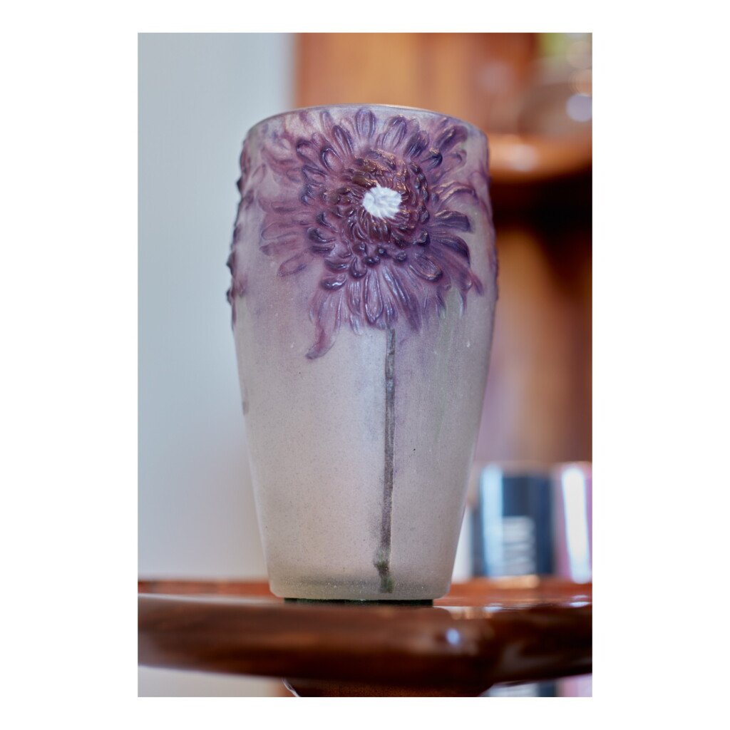 View full screen - View 1 of Lot 83. “Chrysanthèmes” Vase.