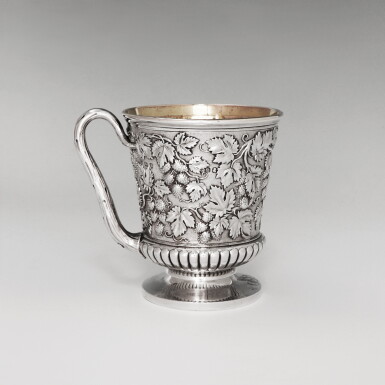 View full screen - View 1 of Lot 52. A GEORGE IV SILVER CHILD'S MUG | PAUL STORR, LONDON | 1820.