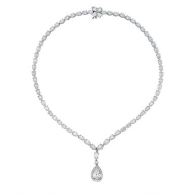 View full screen - View 1 of Lot 236. Diamond Necklace.