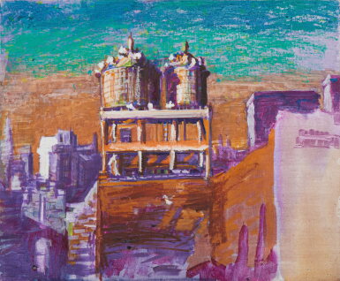 View full screen - View 1 of Lot 77. Untitled (Water Towers).