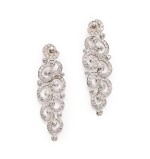 ADLER | PAIR OF DIAMOND PENDENT EARRINGS | Adler | 鑽石耳墜一對