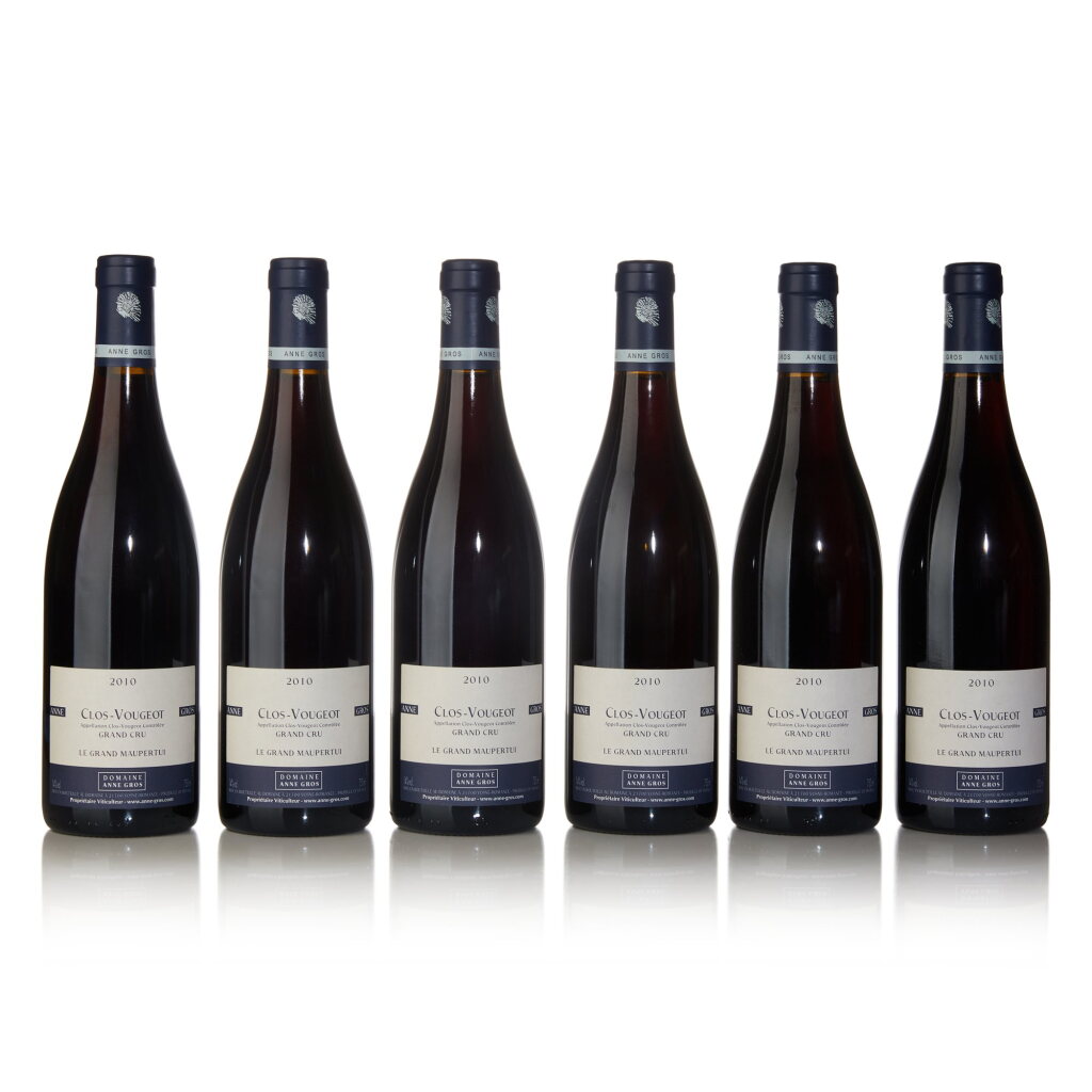 View full screen - View 1 of Lot 219. Clos Vougeot, Le Grand Maupertui 2010 Anne Gros (6 BT).