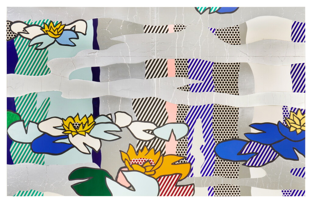View full screen - View 1 of Lot 203. Water Lily Pond with Reflections (Study).