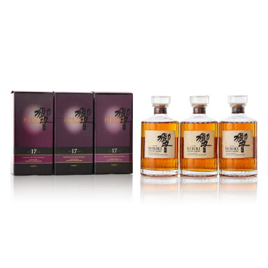 View full screen - View 1 of Lot 6290. 響 Hibiki 17 Year Old 43.0 abv NV (3 BT70).