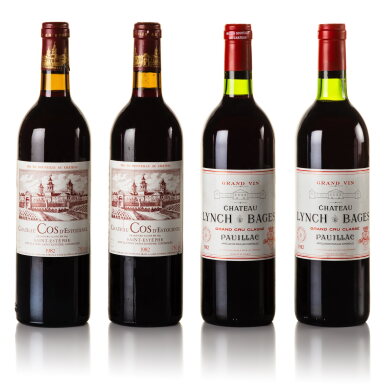 View full screen - View 1 of Lot 189. Bordeaux Grand Cru Classé Mixed Case 1982 (4 BT).