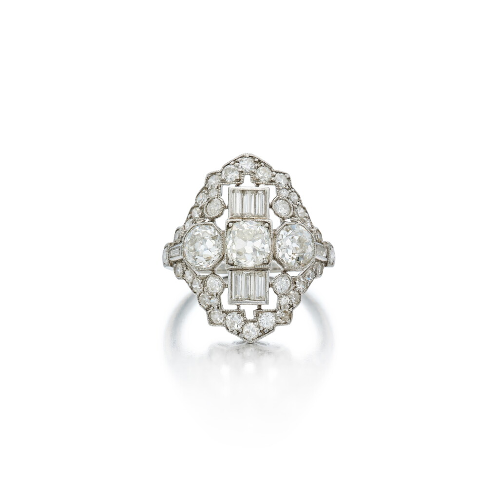 View full screen - View 1 of Lot 549. Diamond Ring.