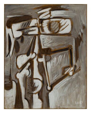 View full screen - View 1 of Lot 427. Personaje gris.