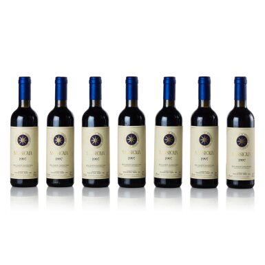 View full screen - View 1 of Lot 554. Sassicaia 1997 (14 HFBT).