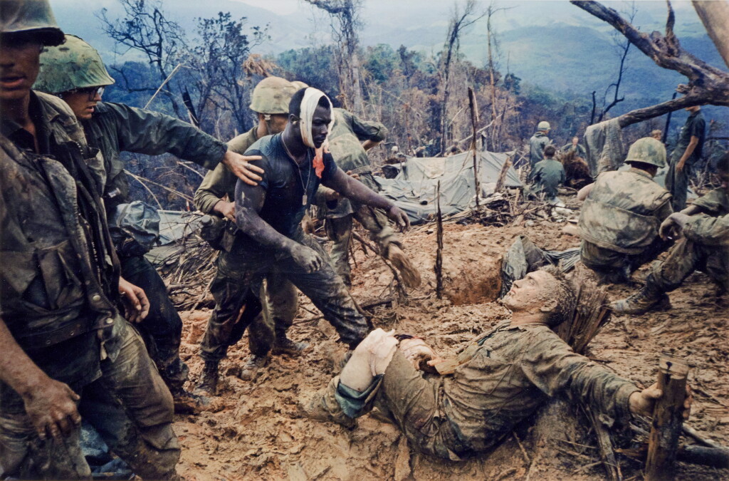 View full screen - View 1 of Lot 7. 'Reaching Out' (Battle of Hill 484, South Vietnam).