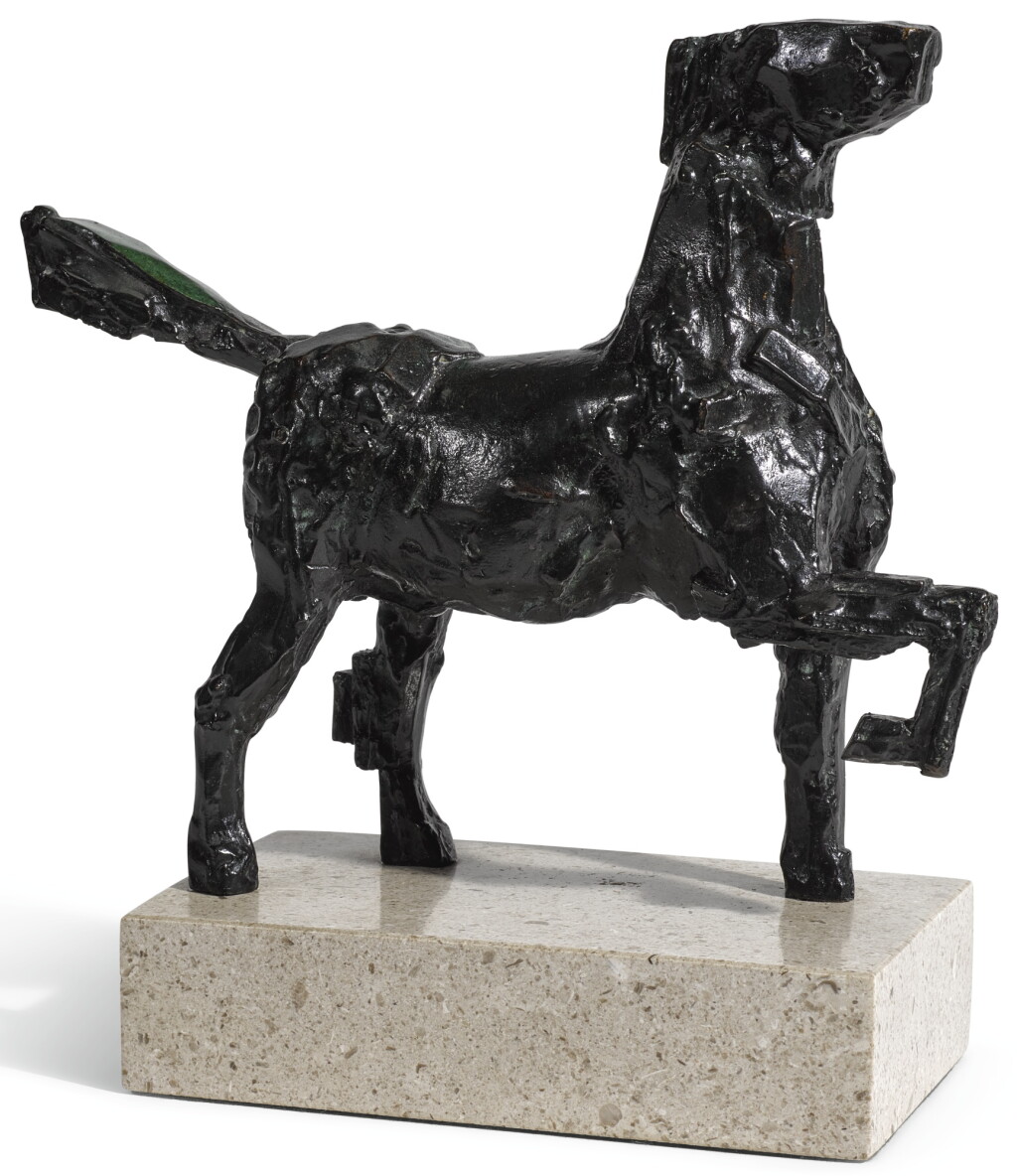 View full screen - View 1 of Lot 154. ROBERT CLATWORTHY | HORSE (STUDY FOR EQUESTRIAN MONUMENT I).