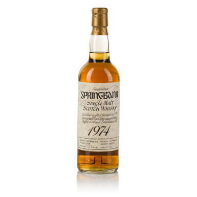 View full screen - View 1 of Lot 260. Springbank Single Cask #153 44.9 abv 1974 (1 BT 70cl).
