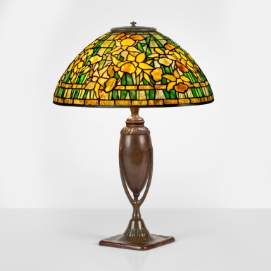 View full screen - View 1 of Lot 5. "Spreading Daffodil" Table Lamp.