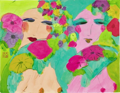 View full screen - View 1 of Lot 1061. Walasse Ting 丁雄泉 | Untitled 無題.