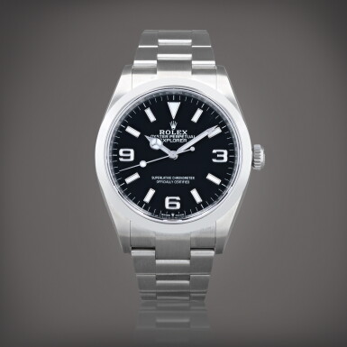 View full screen - View 1 of Lot 408. Explorer, reference 124270 Montre bracelet en acier | Stainless steel wristwatch with bracelet Vers 2022 | Circa 2022.