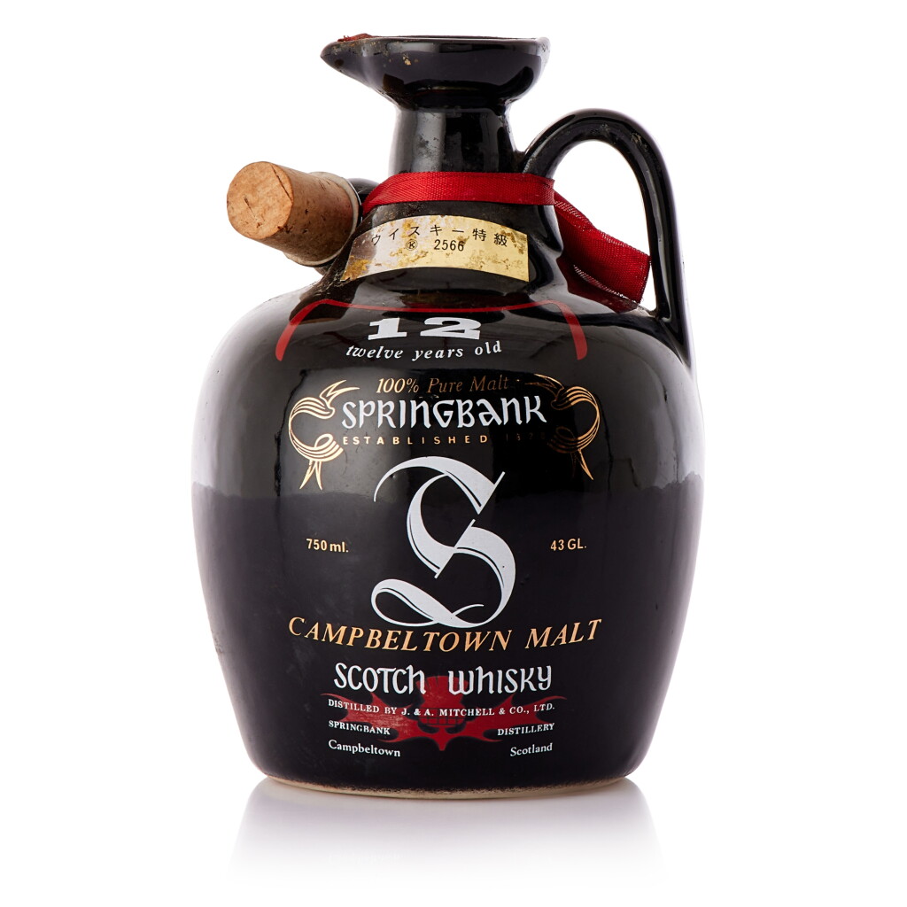 View full screen - View 1 of Lot 424. Springbank 12 Year Old Ceramic Jug 43.0 abv NV (1 BT75).